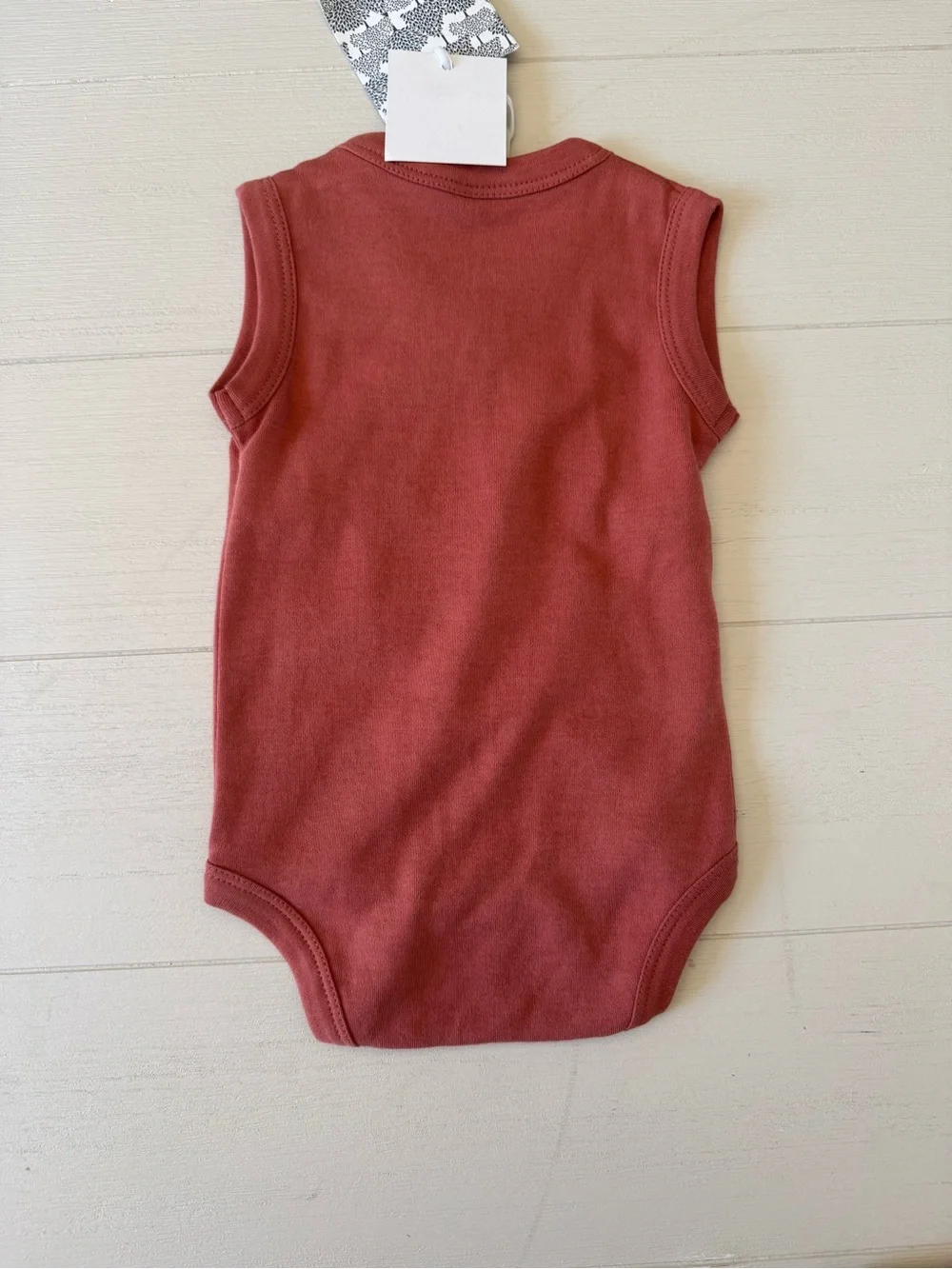 Kate Quinn Organic Cotton Wrap Bodysuit | 3–6 Months | NWT | Gender Neutral